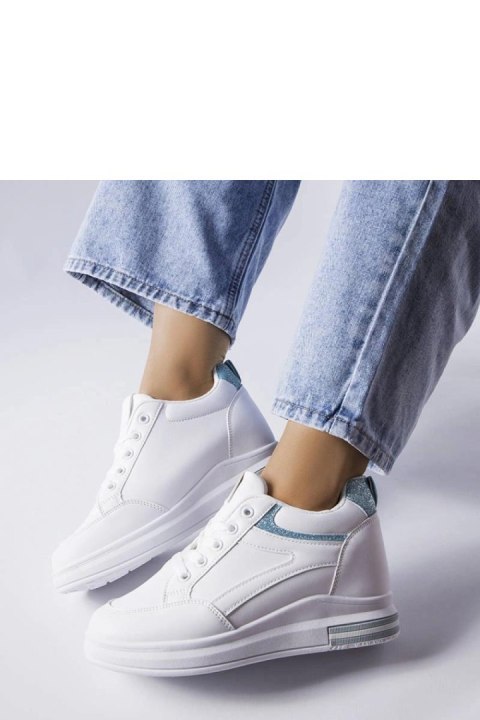 Białe sneakersy z brokatowymi wstawkami Bonevil - Solea Solea Białe sneakersy z brokatowymi wstawkami Bonevil - Solea Solea