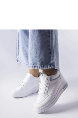 Białe sneakersy z brokatowymi wstawkami Bonevil - Solea Solea