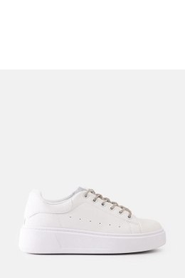Białe sneakersy z efektownym zdobieniem Asmait - Solea Solea