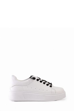 Białe sneakersy z efektownym zdobieniem Asmait - Solea Solea
