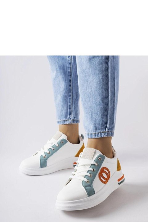 Białe sneakersy z kolorowymi wstawkami Passaic - Solea Solea Białe sneakersy z kolorowymi wstawkami Passaic - Solea Solea