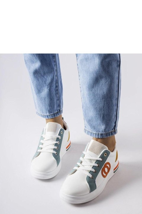 Białe sneakersy z kolorowymi wstawkami Passaic - Solea Solea Białe sneakersy z kolorowymi wstawkami Passaic - Solea Solea