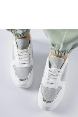 Białe sneakersy z ozdobną nitką Facondo - Solea Solea