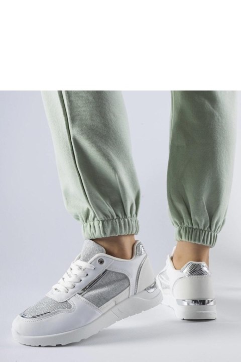 Białe sneakersy z ozdobną nitką Facondo - Solea Solea Białe sneakersy z ozdobną nitką Facondo - Solea Solea