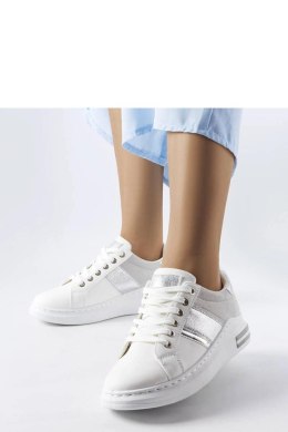 Białe sneakersy z szarymi wstawkami Deans - Solea Solea