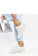 Białe sneakersy z wężową skórką Tasnim - Solea Solea Białe sneakersy z wężową skórką Tasnim - Solea Solea