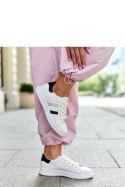 Biało-czarne sneakersy eko skóra Berdine - Solea Solea Biało-czarne sneakersy eko skóra Berdine - Solea Solea
