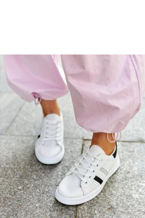 Biało-czarne sneakersy eko skóra Berdine - Solea Solea Biało-czarne sneakersy eko skóra Berdine - Solea Solea