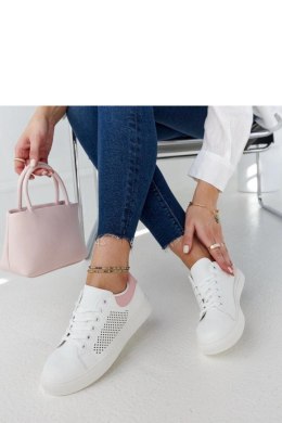 Biało-różowe ażurowe sneakersy Semhar - Solea Solea