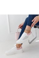 Biało-różowe ażurowe sneakersy Semhar - Solea Solea Biało-różowe ażurowe sneakersy Semhar - Solea Solea
