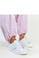 Biało-srebrne sneakersy eko skóra Berdine - Solea Solea Biało-srebrne sneakersy eko skóra Berdine - Solea Solea