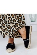 Czarne espadryle z cyrkoniami Abia - Solea Solea Czarne espadryle z cyrkoniami Abia - Solea Solea