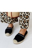 Czarne espadryle z cyrkoniami Abia - Solea Solea Czarne espadryle z cyrkoniami Abia - Solea Solea