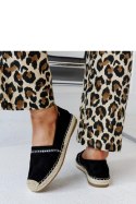 Czarne espadryle z cyrkoniami Abia - Solea Solea Czarne espadryle z cyrkoniami Abia - Solea Solea