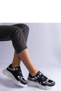 Czarne sneakersy damskie ze srebrnymi wstawkami Gaytan - Solea Solea Czarne sneakersy damskie ze srebrnymi wstawkami Gaytan - Solea Solea