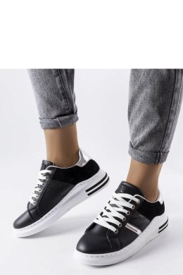 Czarne sneakersy z wstawkami Deans - Solea Solea