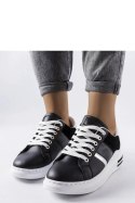 Czarne sneakersy z wstawkami Deans - Solea Solea Czarne sneakersy z wstawkami Deans - Solea Solea