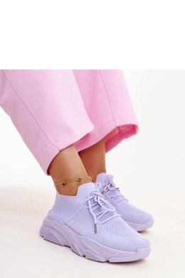 Fioletowe sneakersy na masywnej podeszwie Kassi - Solea Solea