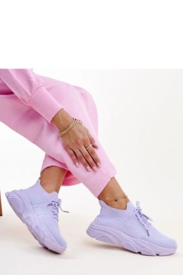Fioletowe sneakersy na masywnej podeszwie Kassi - Solea Solea