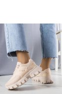 Różowe sneakersy na masywnej podeszwie Inez - Solea Solea Różowe sneakersy na masywnej podeszwie Inez - Solea Solea