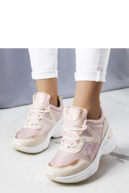 Różowe sneakersy z metalicznymi wstawkami Ruais - Solea Solea