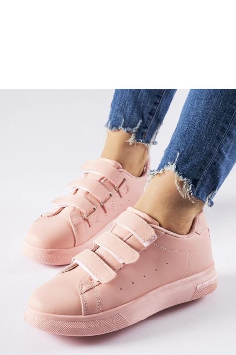 Różowe sneakersy zapinane na rzepy Paré - Solea Solea Różowe sneakersy zapinane na rzepy Paré - Solea Solea