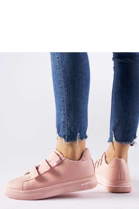 Różowe sneakersy zapinane na rzepy Paré - Solea Solea Różowe sneakersy zapinane na rzepy Paré - Solea Solea