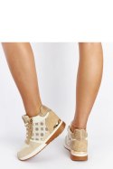 Beżowe sneakersy na koturnie Knoxville - Solea Solea Beżowe sneakersy na koturnie Knoxville - Solea Solea