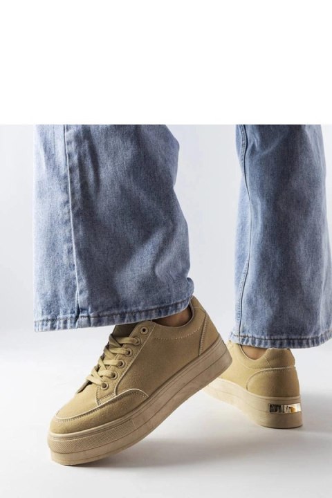 Beżowe sneakersy na platformie Amathymes - Solea Solea Beżowe sneakersy na platformie Amathymes - Solea Solea