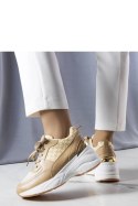 Beżowe sneakersy zdobione monogramem Lora - Solea Solea Beżowe sneakersy zdobione monogramem Lora - Solea Solea
