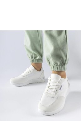 Białe materiałowe sneakersy Geraldino - Solea Solea