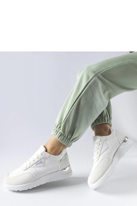 Białe materiałowe sneakersy Geraldino - Solea Solea Białe materiałowe sneakersy Geraldino - Solea Solea