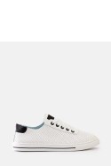 Białe perforowane sneakersy Ruala - Solea Solea Białe perforowane sneakersy Ruala - Solea Solea