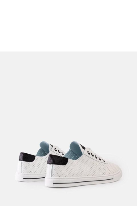 Białe perforowane sneakersy Ruala - Solea Solea Białe perforowane sneakersy Ruala - Solea Solea