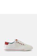 Białe perforowane sneakersy Ruala - Solea Solea Białe perforowane sneakersy Ruala - Solea Solea