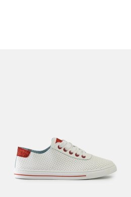 Białe perforowane sneakersy Ruala - Solea Solea