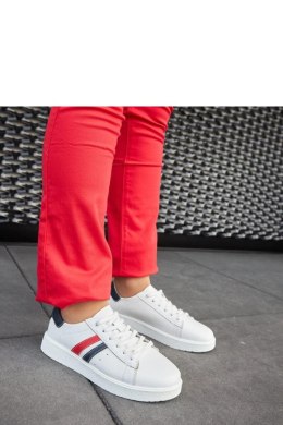 Białe skórzane wiązane sneakersy Camilla - Solea Solea