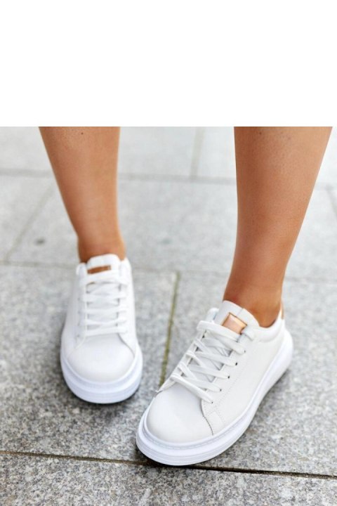 Białe sneakersy na grubej podeszwie Ivalu - Solea Solea Białe sneakersy na grubej podeszwie Ivalu - Solea Solea