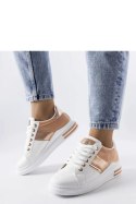 Białe sneakersy z różowymi wstawkami Deans - Solea Solea Białe sneakersy z różowymi wstawkami Deans - Solea Solea