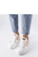 Białe sneakersy z różowymi wstawkami Deans - Solea Solea Białe sneakersy z różowymi wstawkami Deans - Solea Solea