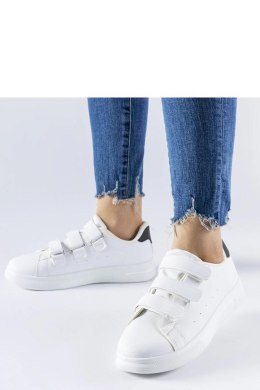 Białe sneakersy zapinane na rzepy Paré - Solea Solea