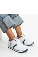 Biało-granatowe sneakersy damskie CROSS JEANS - Solea Solea Biało-granatowe sneakersy damskie CROSS JEANS - Solea Solea