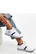 Biało-granatowe sneakersy damskie CROSS JEANS - Solea Solea Biało-granatowe sneakersy damskie CROSS JEANS - Solea Solea