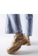 Ciemnobeżowe masywne sneakersy Brunswick - Solea Solea