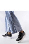 Czarne sneakersy damskie Latoya - Solea Solea Czarne sneakersy damskie Latoya - Solea Solea