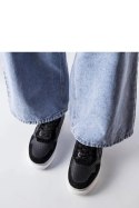 Czarne sneakersy damskie Latoya - Solea Solea Czarne sneakersy damskie Latoya - Solea Solea