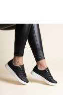 Czarne sneakersy eko skóra Cathleen - Solea Solea Czarne sneakersy eko skóra Cathleen - Solea Solea
