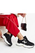 Czarne sneakersy na masywnej podeszwie Gergely - Solea Solea Czarne sneakersy na masywnej podeszwie Gergely - Solea Solea