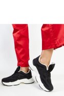 Czarne sneakersy na masywnej podeszwie Gergely - Solea Solea Czarne sneakersy na masywnej podeszwie Gergely - Solea Solea