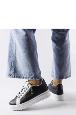 Czarne sneakersy na platformie Romola - Solea Solea